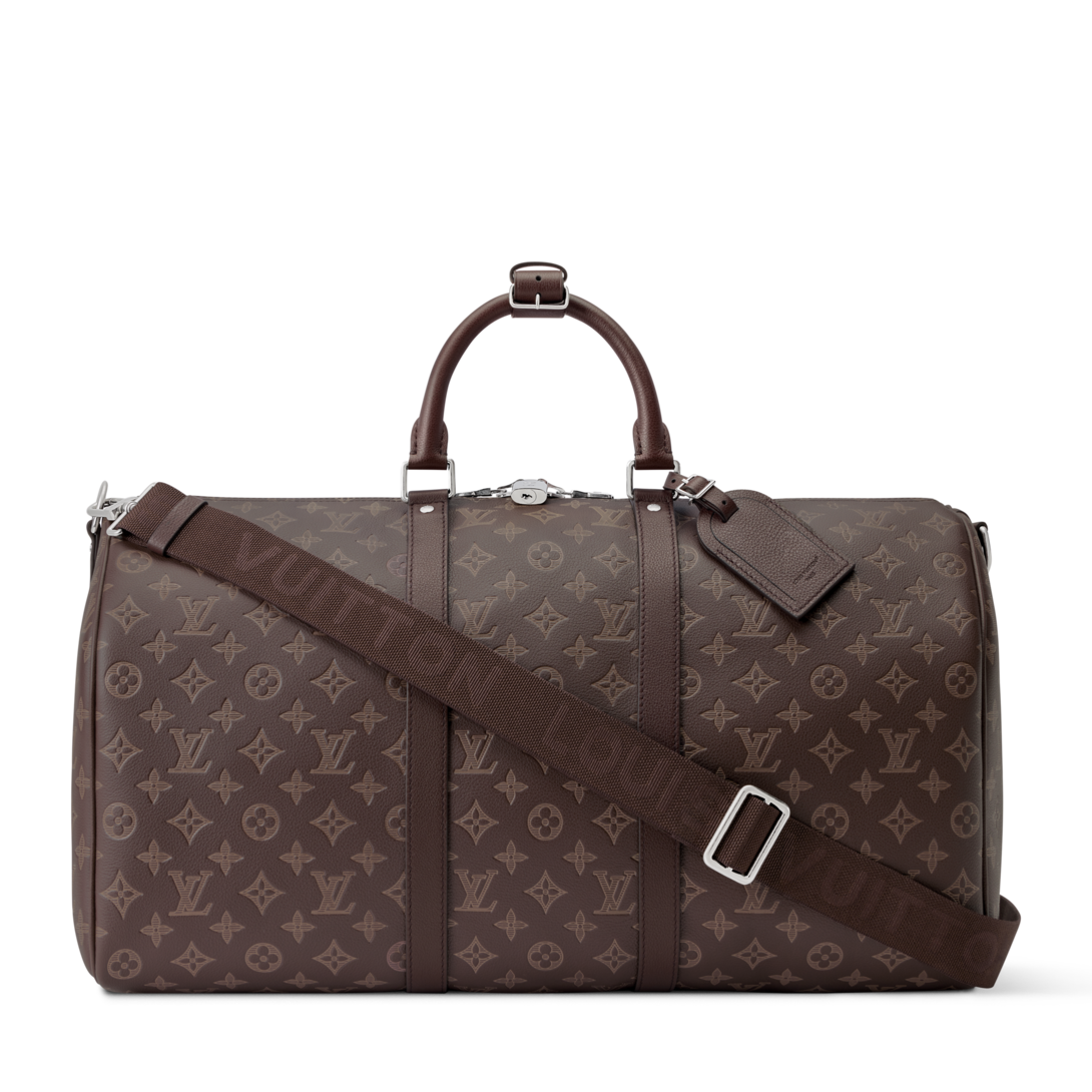 Louis Vuitton ボストンバッグ 50 Keepall Bandoulière 50 Monogram Shadow - Travel Bags M2B303